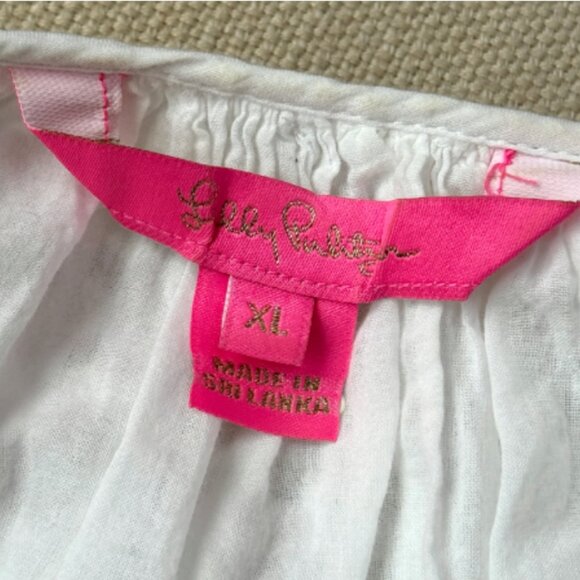 Lilly Pulitzer Eyelet Resort White Tunic - XL - Picture 7 of 7